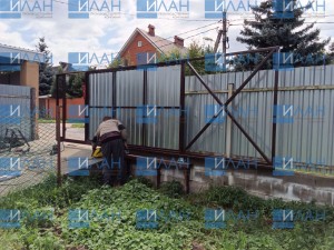 МО_деревня Ивлево_ворота откатные_4